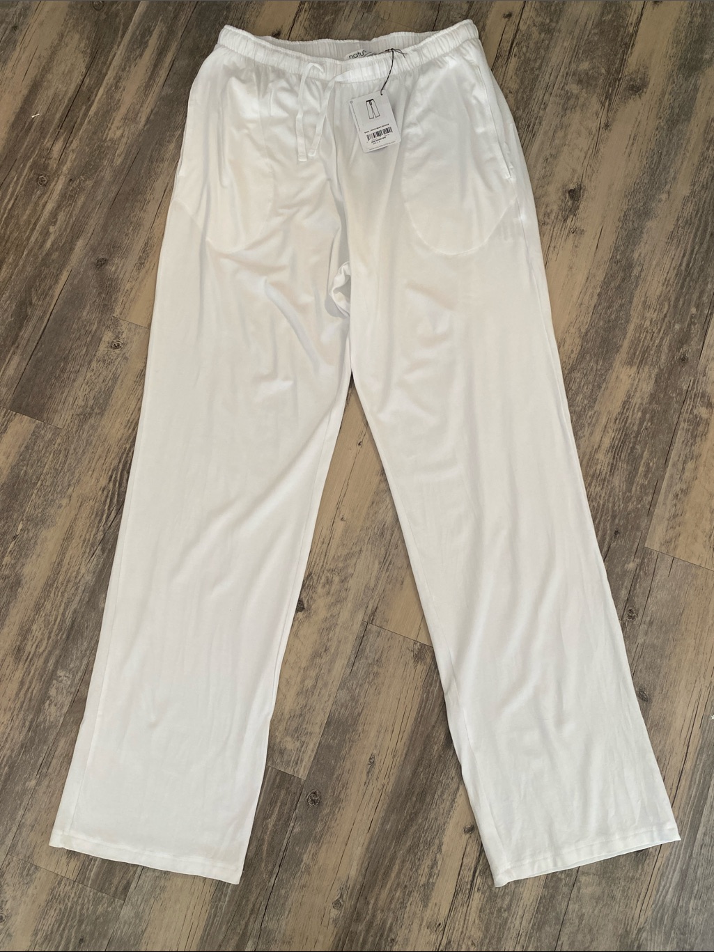 Derek Rose Naturally Lounge Pants Basel Micro Modal Stretch White Large
